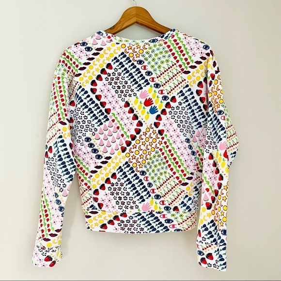 Champion x Susan Alexandra Fruit Moon Sun Reverse Weave Pullover Sweatshirt S - Picture 6 of 9